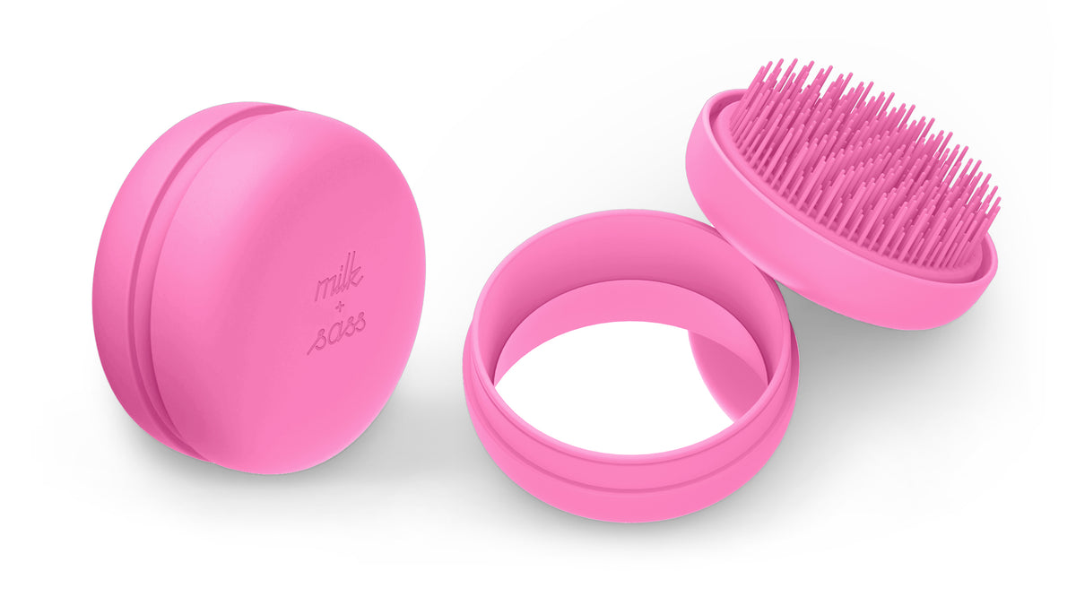 compact hairbrush and unique gifting